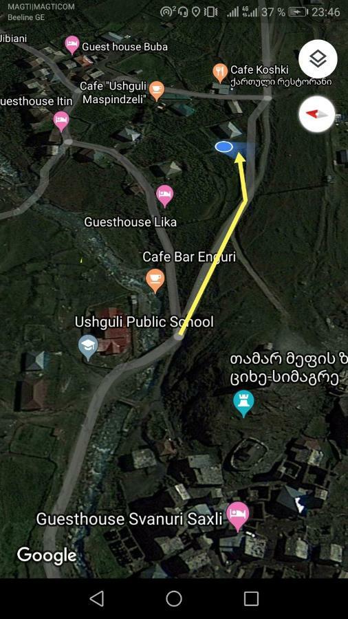 Guesthouse Svanuri Sakhli Ushguli Buitenkant foto